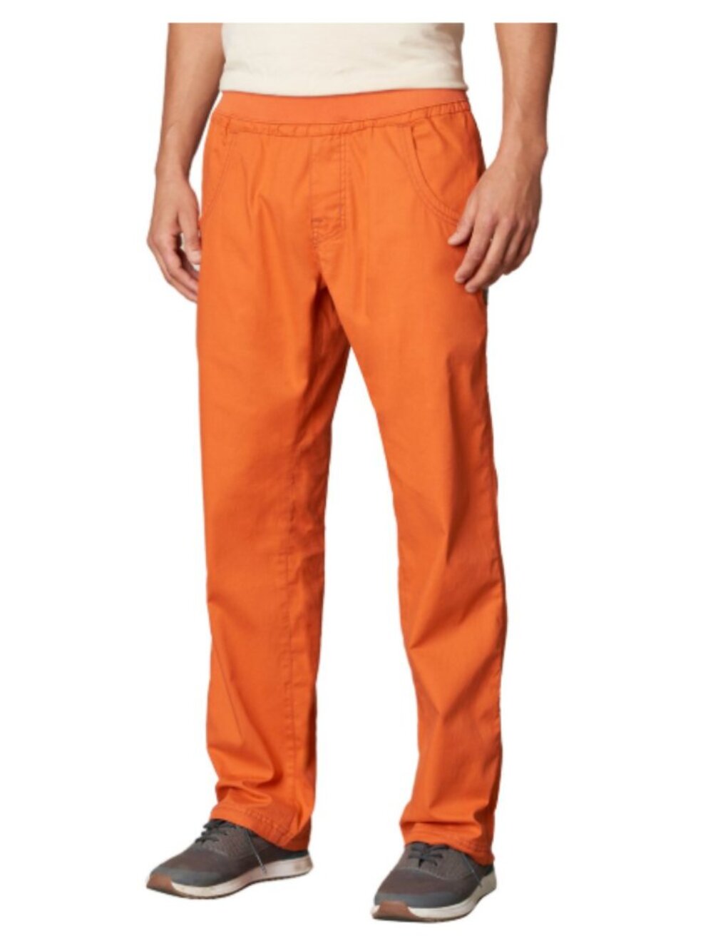 Prana Men's Zander Relaxed Fit Hiking Pant in Orange